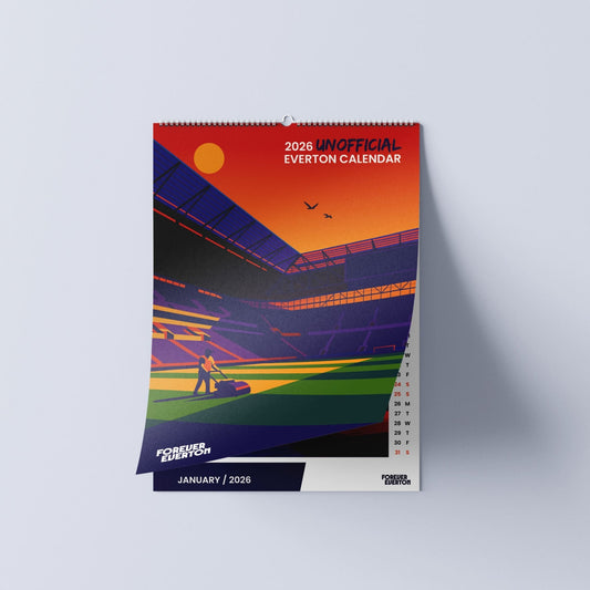 2026 Unofficial Everton Calendar – Bramley - Moore Abstract Edition - Forever Everton