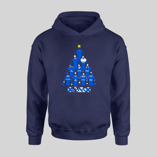 Everton Christmas Kids Hoodie – Retro Shirts & Archibald Leitch Tree