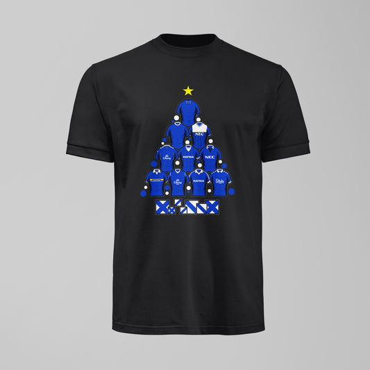 Everton Christmas Kids Tshirt – Retro Shirts & Archibald Leitch Tree (Copy)