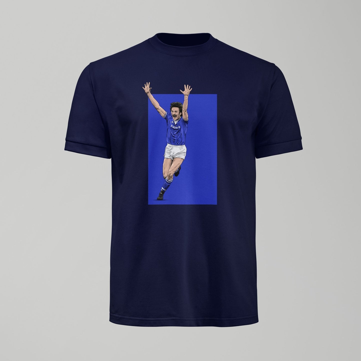 Derek Mountfield 85 - Everton Tshirt - Forever Everton