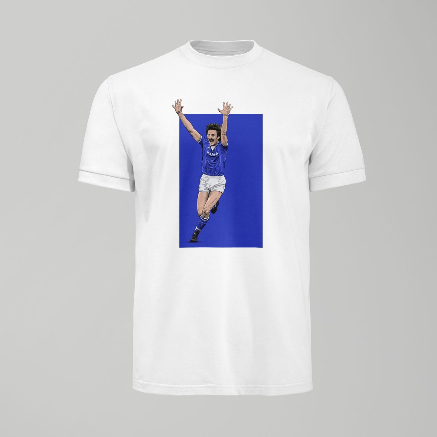 Derek Mountfield 85 - Everton Tshirt - Forever Everton