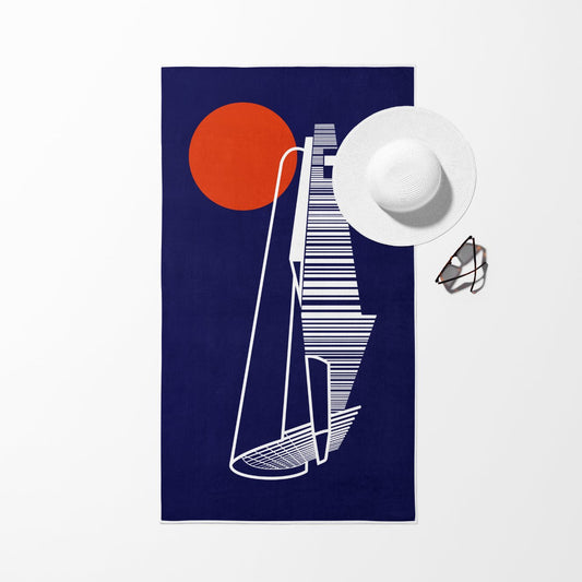 Everton Beach Towel - Bramley Moore New Dawn - Forever Everton