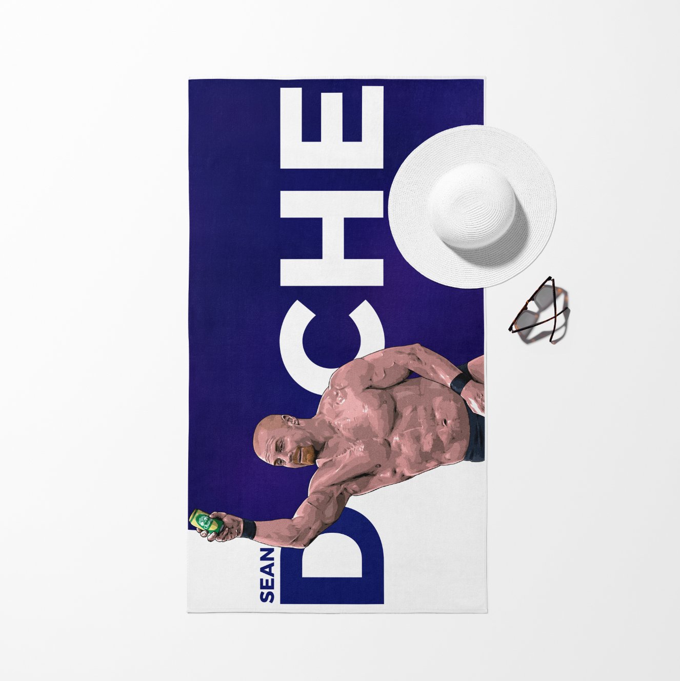 Everton Beach Towel - Stone Cold Sean Dyche - Forever Everton