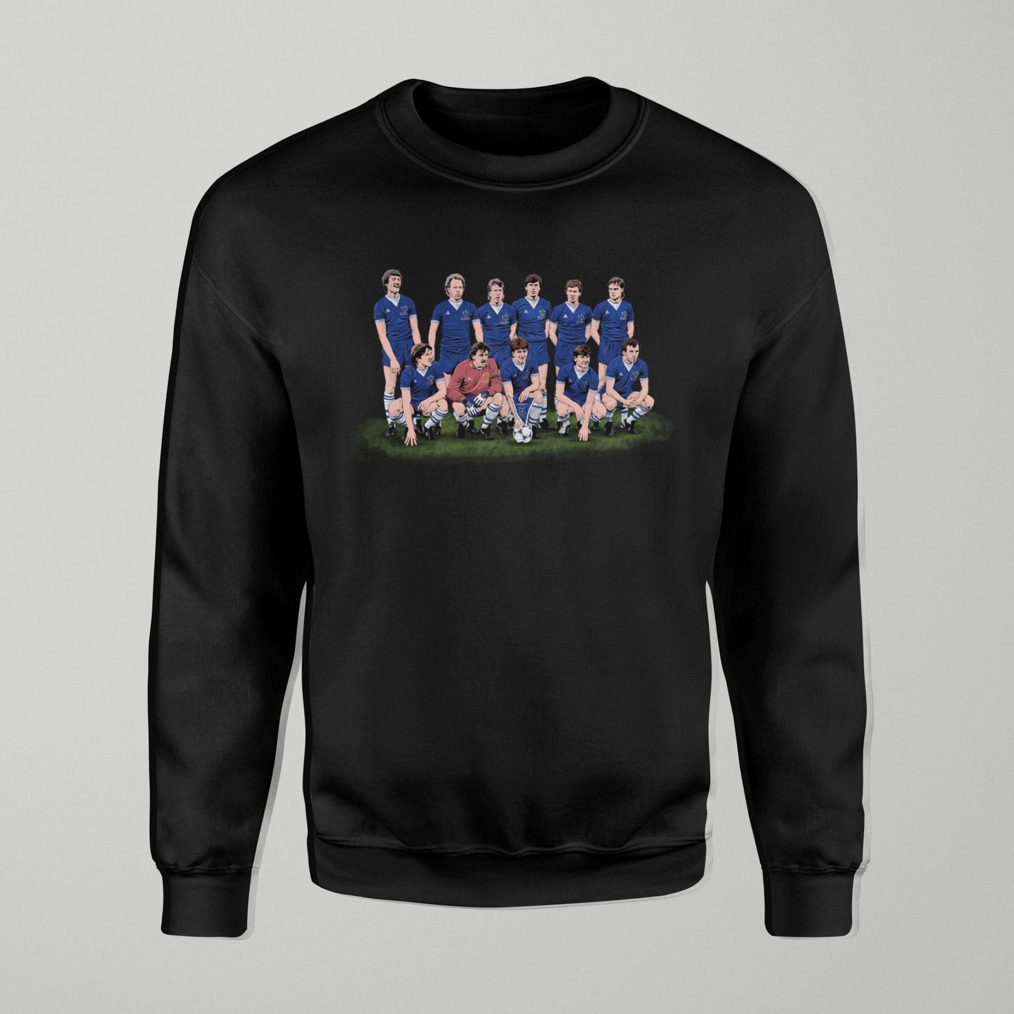 Everton FC 84/85 - ECWC Final Line - Up - Jumper - Forever Everton