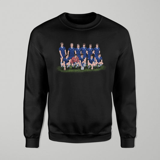 Everton FC 84/85 - ECWC Final Line - Up - Jumper - Forever Everton