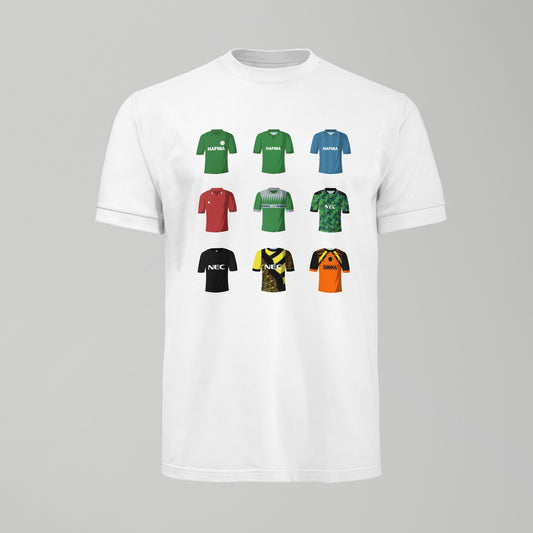 Everton History of Kits Tshirt - Neville Southall Edition - Forever Everton