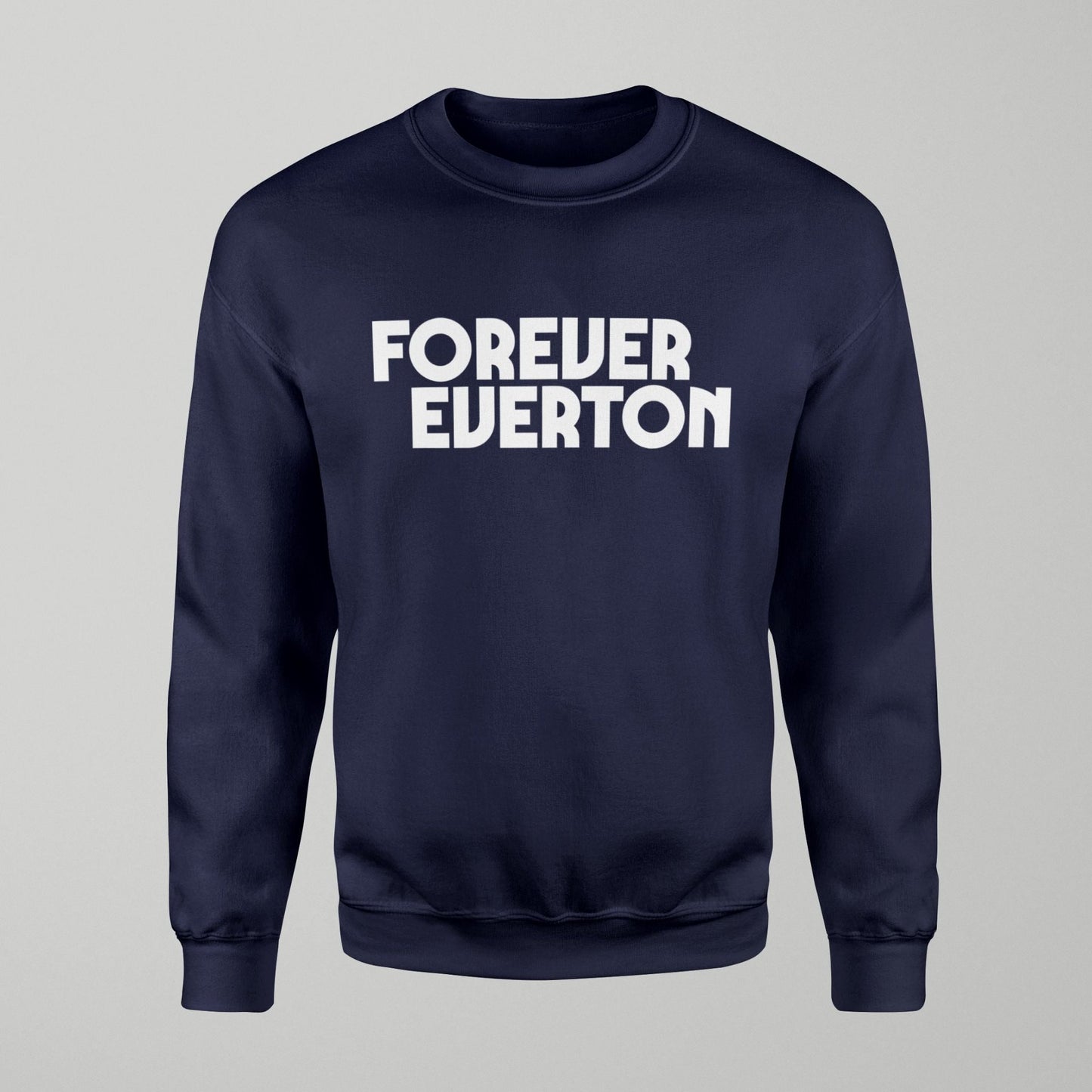 Forever Everton Dark Jumper Large Logo - Forever Everton