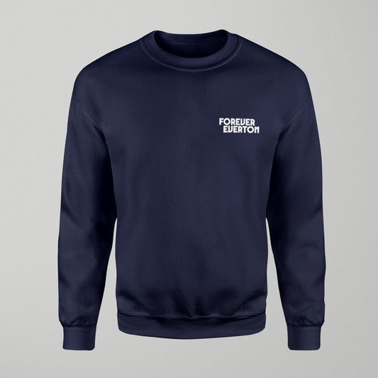 Forever Everton Dark Jumper Small Logo - Forever Everton