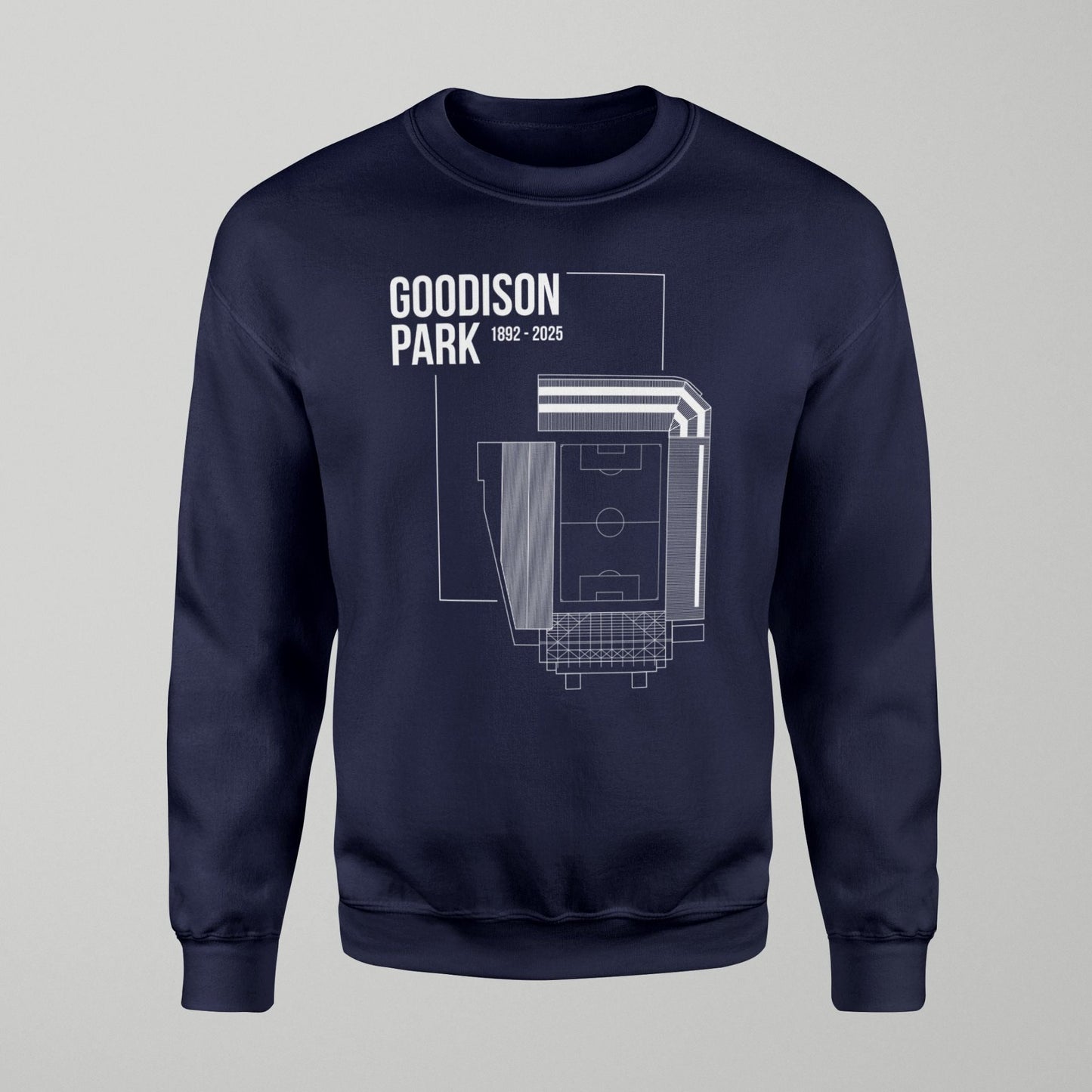 Goodison Park - Blueprint - Everton Jumper - Forever Everton