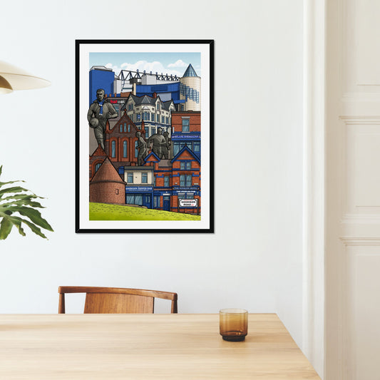 Goodison Park - Match Day Print - Forever Everton