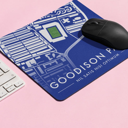Goodison Park Mouse Mat - Our Blue Home - Forever Everton