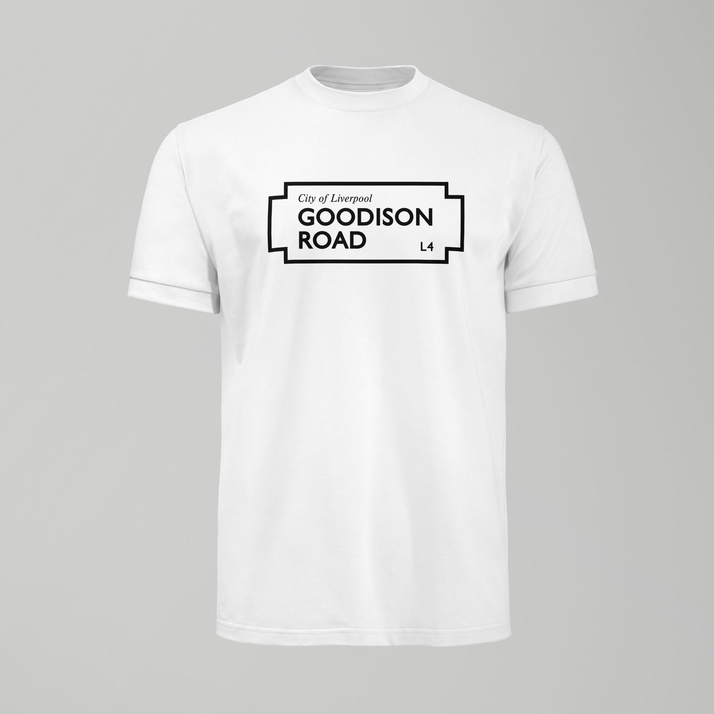 Goodison Road Street Sign - Everton Tshirt - Forever Everton