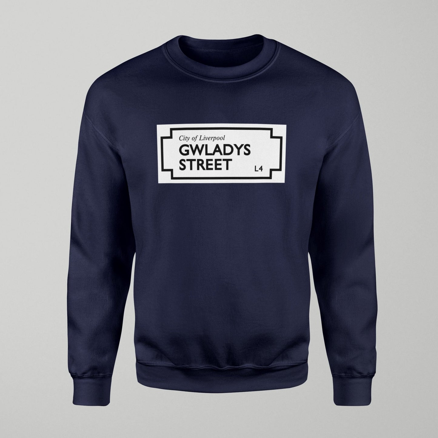 Gwladys Street Sign - Everton Jumper - Forever Everton