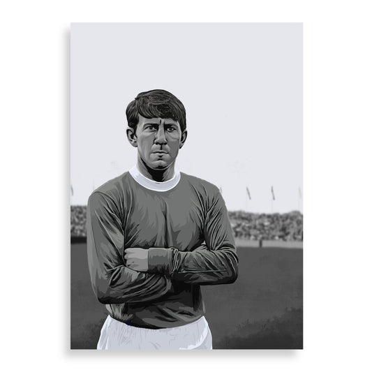 Howard Kendall Everton Print - Playing Days - Forever Everton