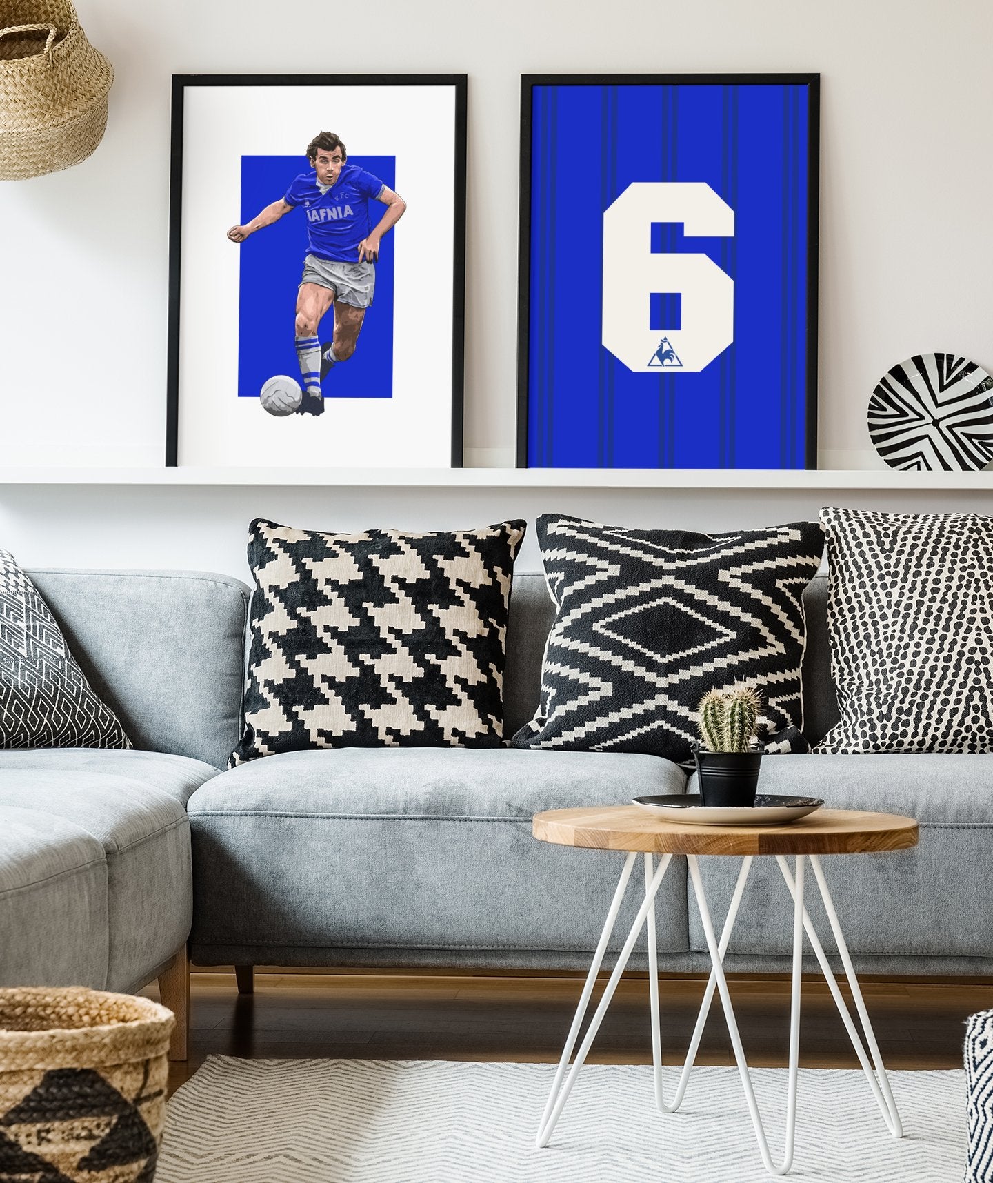 Peter Reid Everton Print - 85 First Team - Forever Everton