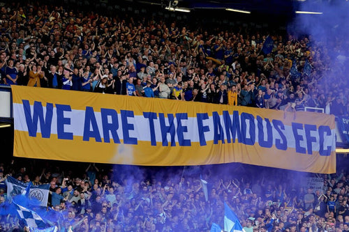 We Are The Famous EFC - Everton Banner Tshirt - Forever Everton