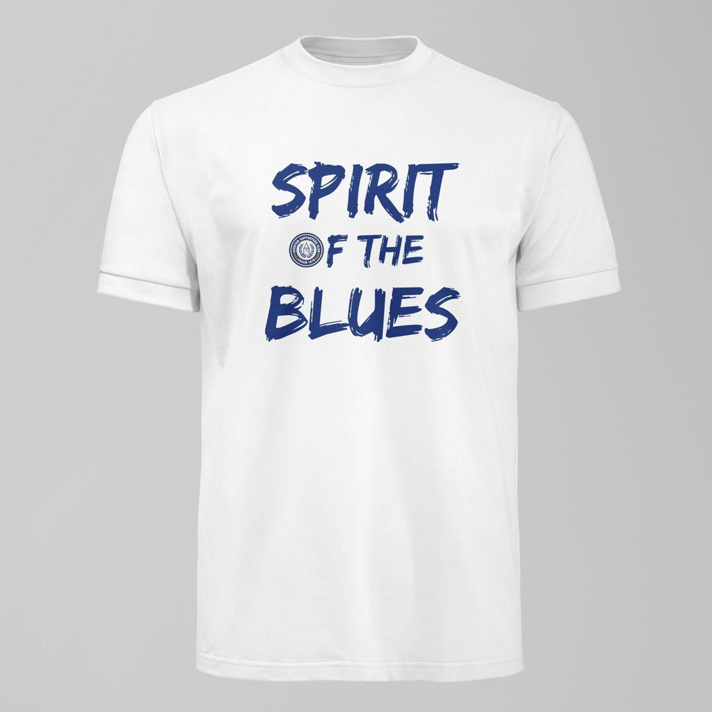 ESCEM - Spirit White T-Shirt. An Everton fan design by Forever Everton.