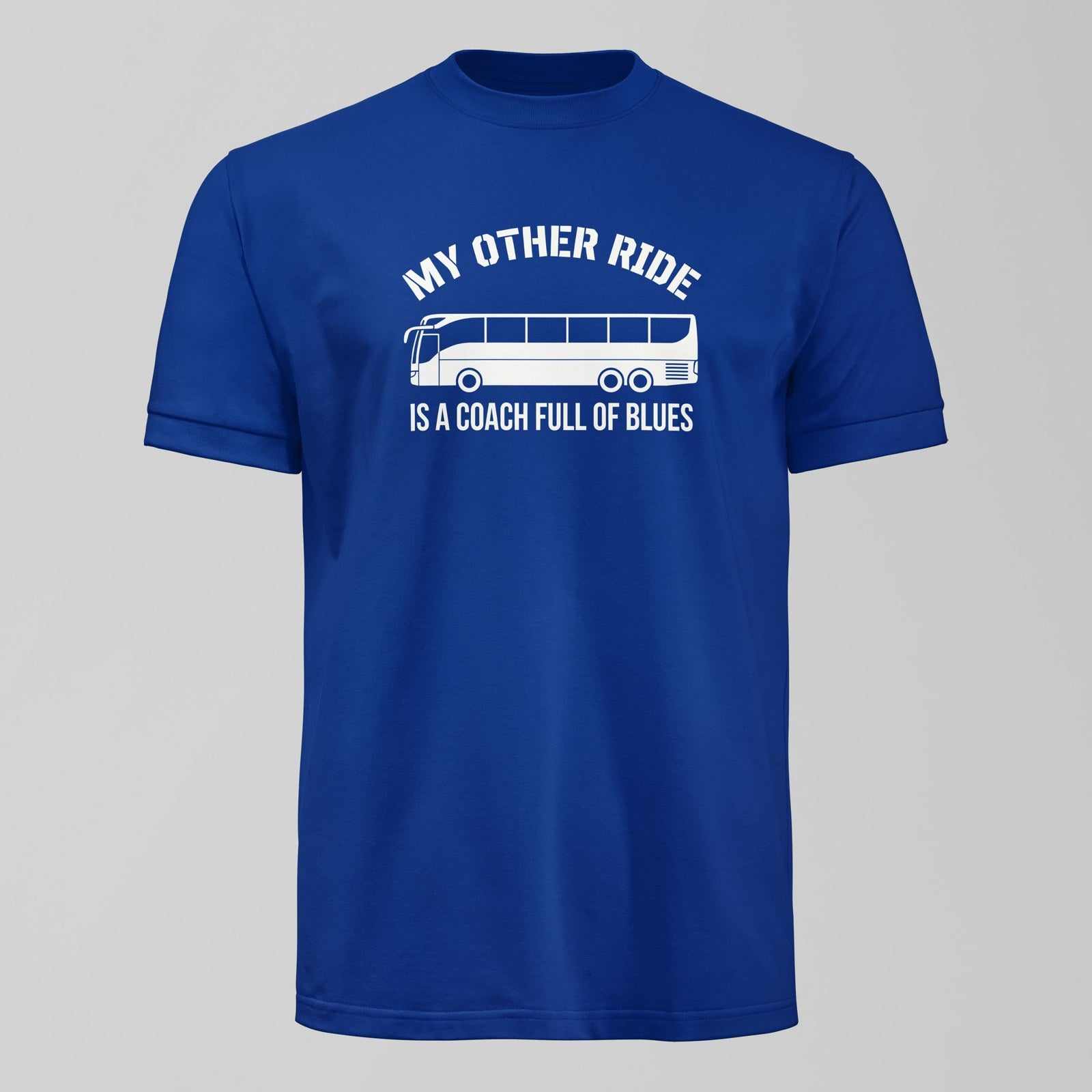 My Other Ride T-Shirt, alternate view. An Everton fan design by Forever Everton.