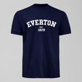 Dark Everton College White Design T-Shirt. An Everton fan design by Forever Everton.