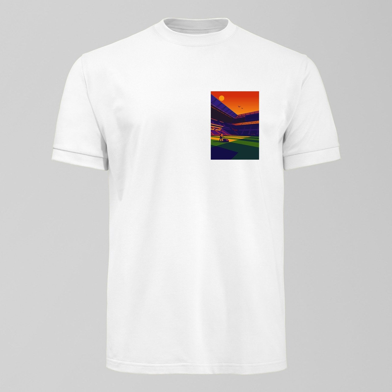 Bramley Moore Preparation T-Shirt, alternate view. An Everton fan design by Forever Everton.