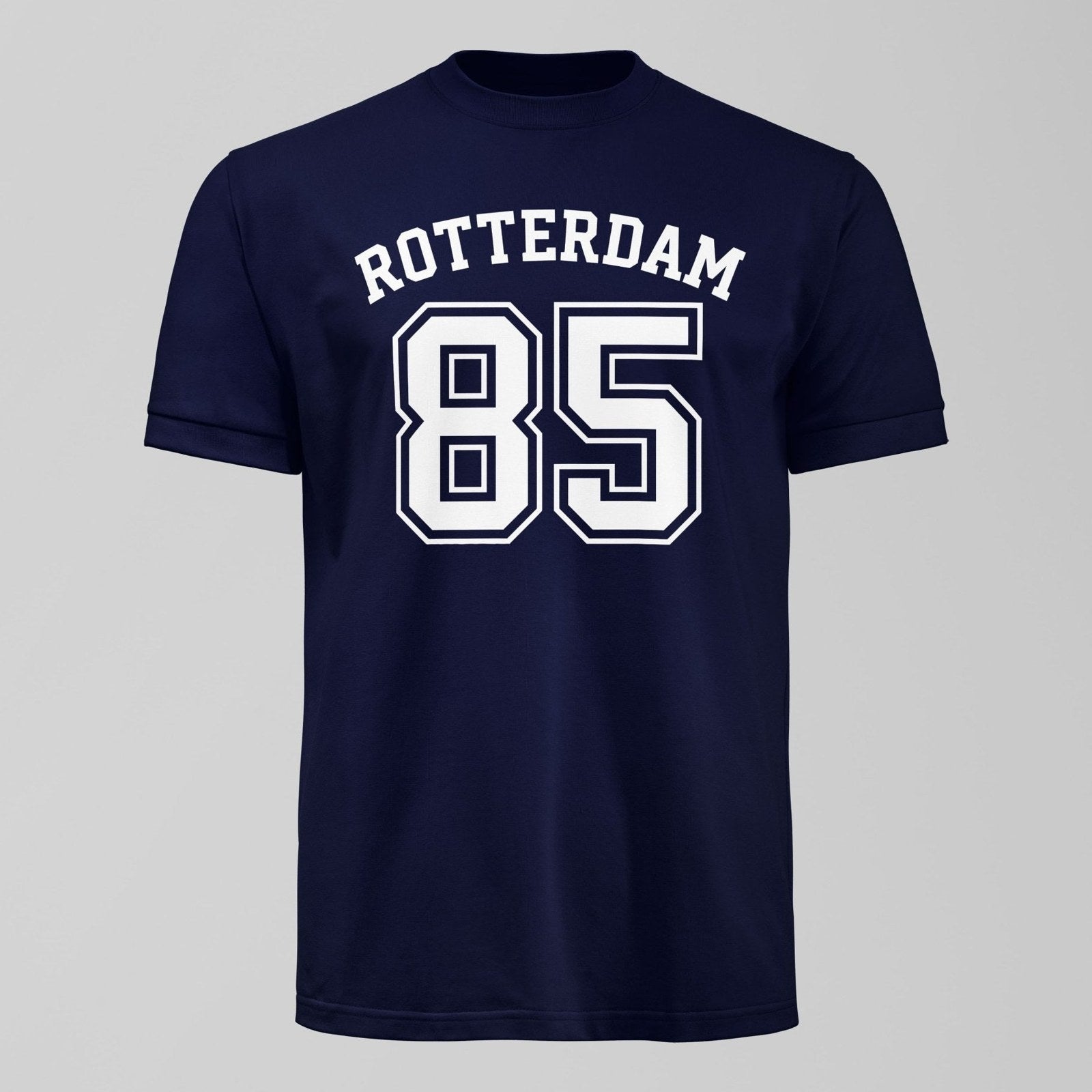 Rotterdam 85 T-Shirt, alternate view. An Everton fan design by Forever Everton.