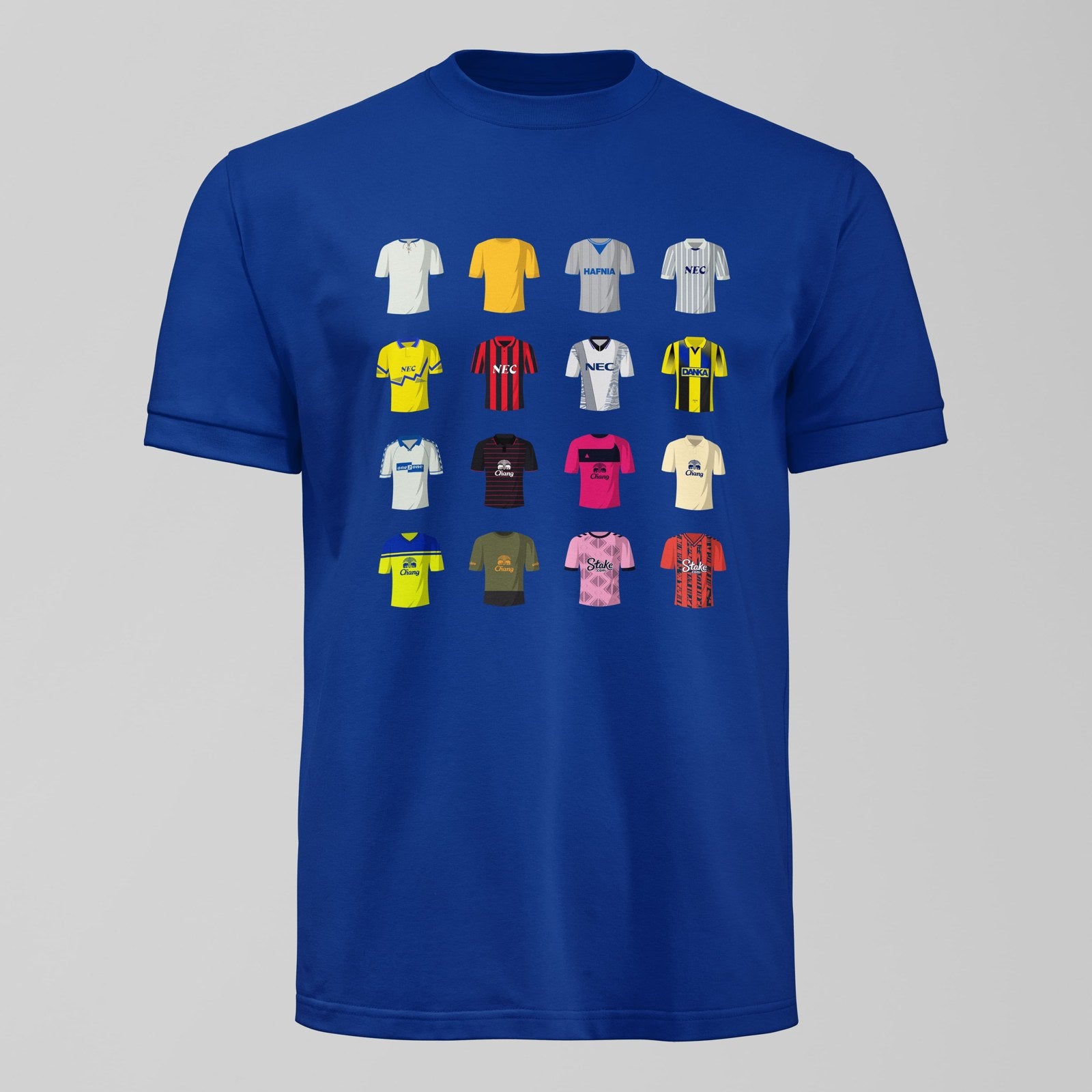 History of Everton Away Shirts T-Shirt