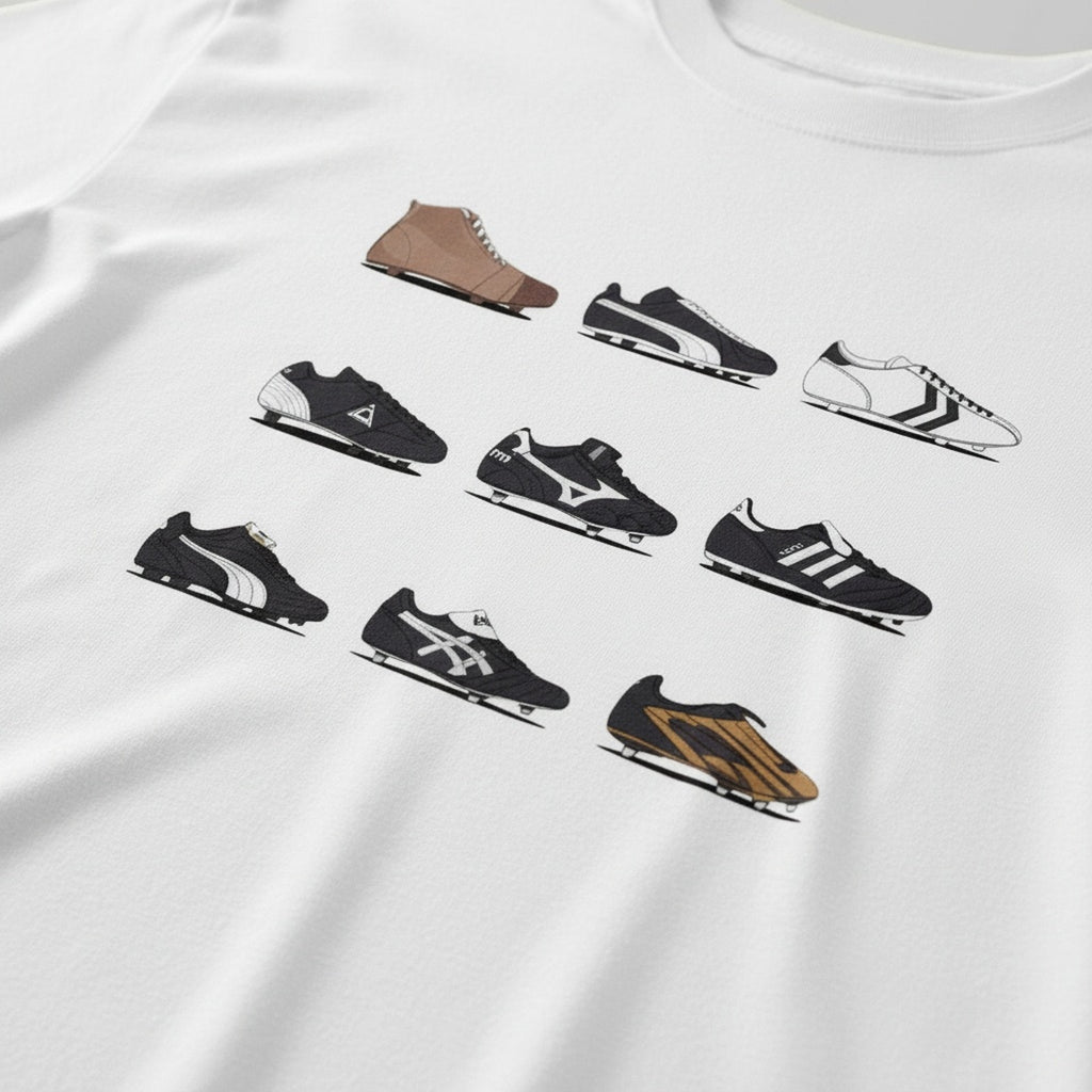 Print close-up on premium cotton. Blue Boots Everton Legends T-Shirt. Forever Everton.