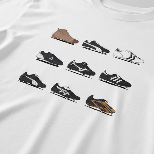 Print close-up on premium cotton. Blue Boots Everton Legends T-Shirt. Forever Everton.