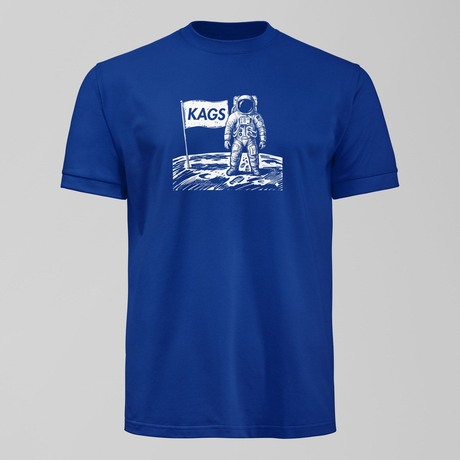 Kags Moon T-Shirt, alternate view. An Everton fan design by Forever Everton.