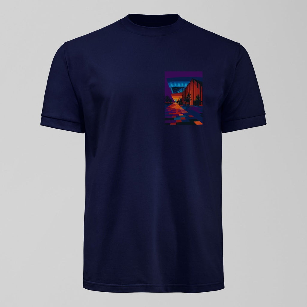 Bramley Moore Matchday Walk T-Shirt. An Everton fan design by Forever Everton.