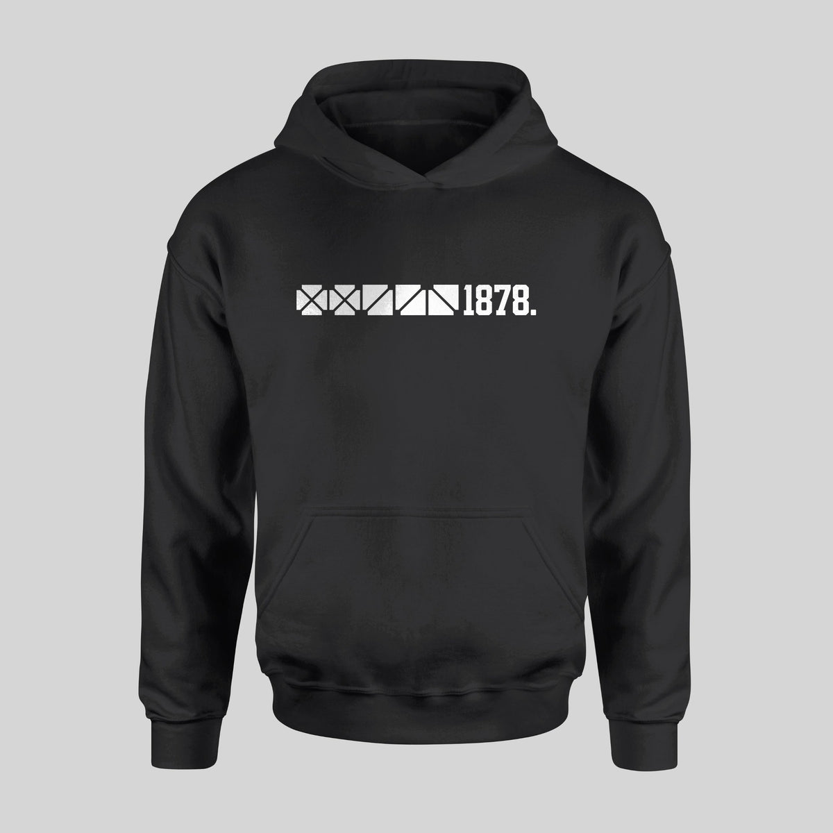 Everton 1878 Archibald Leitch Hoodie in Black by Forever Everton