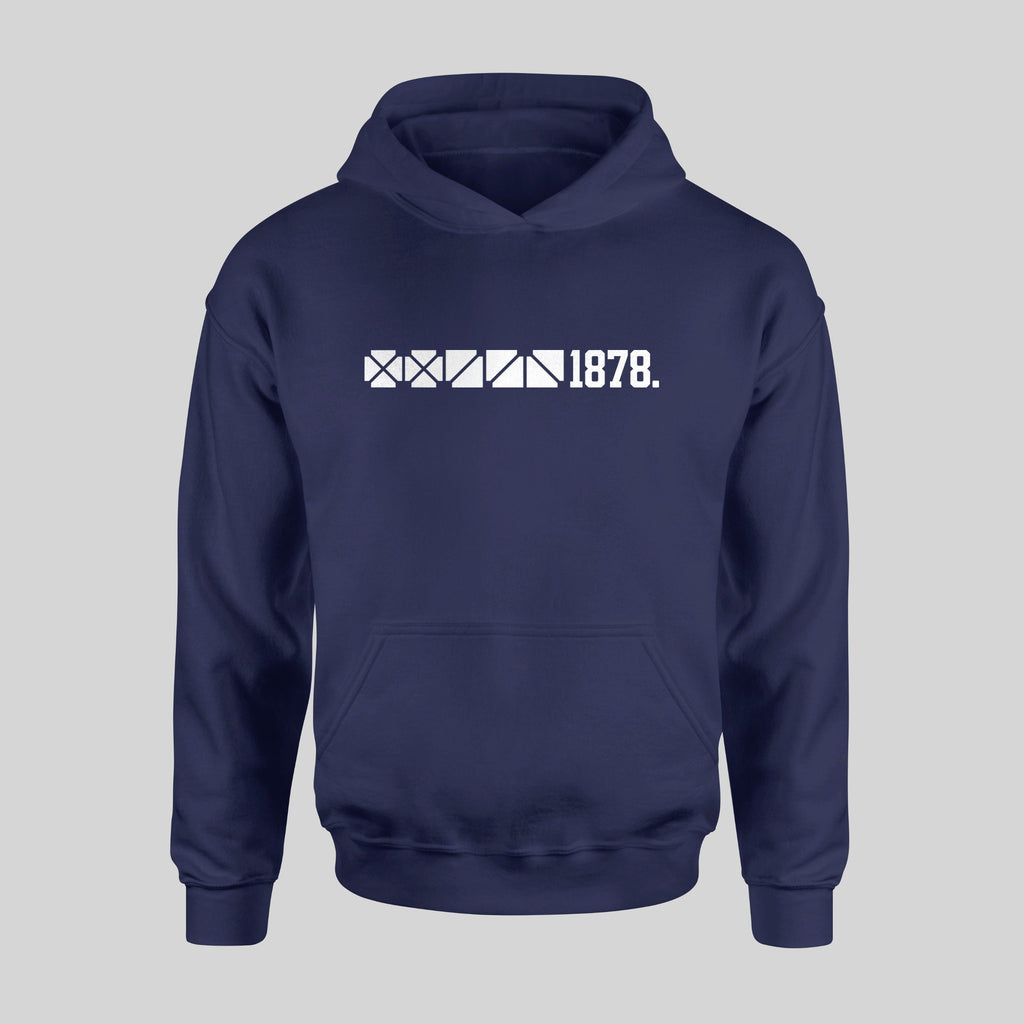 Everton 1878 Archibald Leitch Hoodie in Navy by Forever Everton