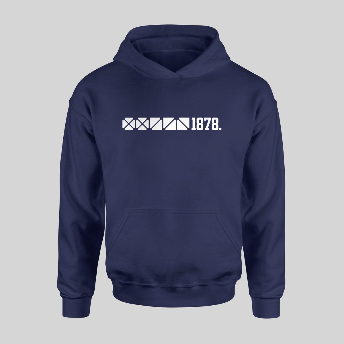 Everton 1878 Archibald Leitch Hoodie in Navy by Forever Everton