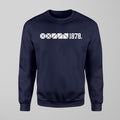 Everton 1878 Archibald Leitch Jumper in Navy by Forever Everton