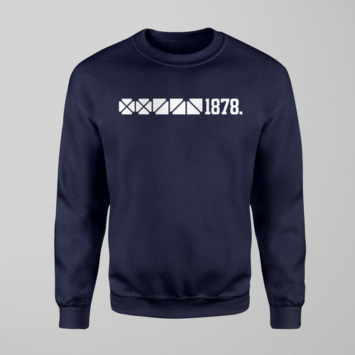 Everton 1878 Archibald Leitch Jumper in Navy by Forever Everton