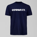 1878 Archibald Leitch T-Shirt in Navy by Forever Everton