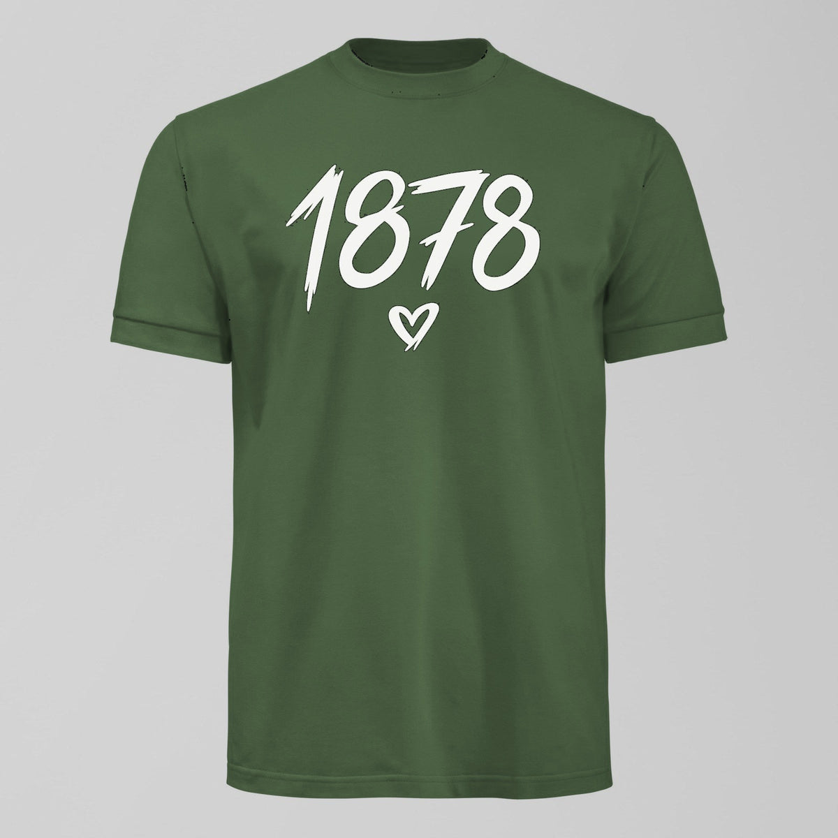 1878 Heart T-Shirt in Green by Forever Everton
