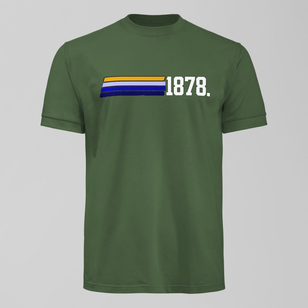 1878 Stripes T-Shirt in Green by Forever Everton