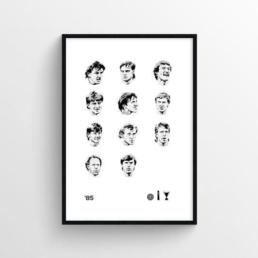 1985 Everton First Team Print - Forever Everton