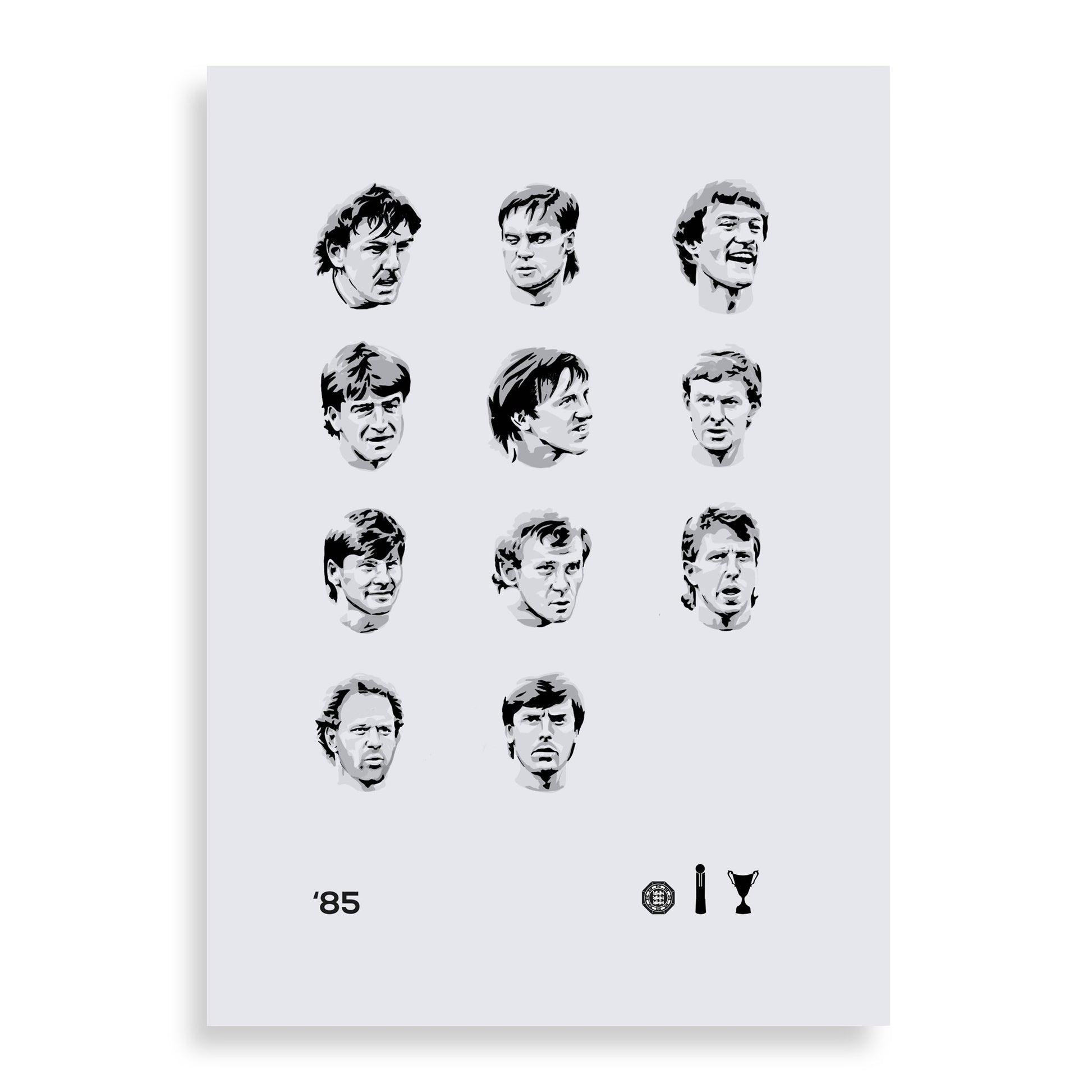 1985 Everton First Team Print - Forever Everton