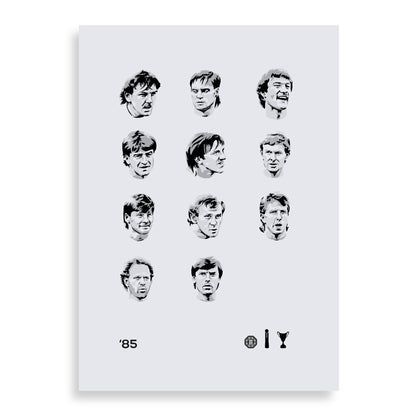 1985 Everton First Team Print - Forever Everton