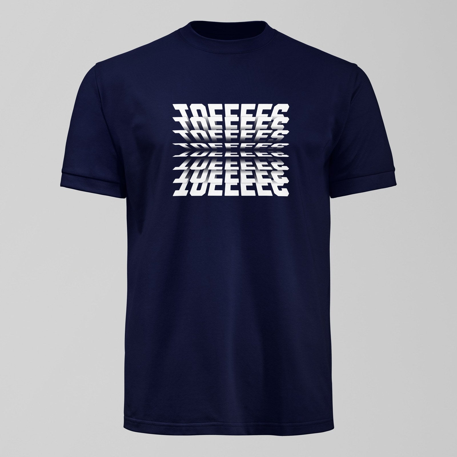 Toffees Flip T-Shirt, alternate view. An Everton fan design by Forever Everton.