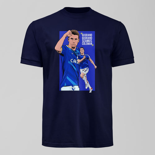 60 Grand Seamus Coleman T-Shirt. An Everton fan design by Forever Everton.
