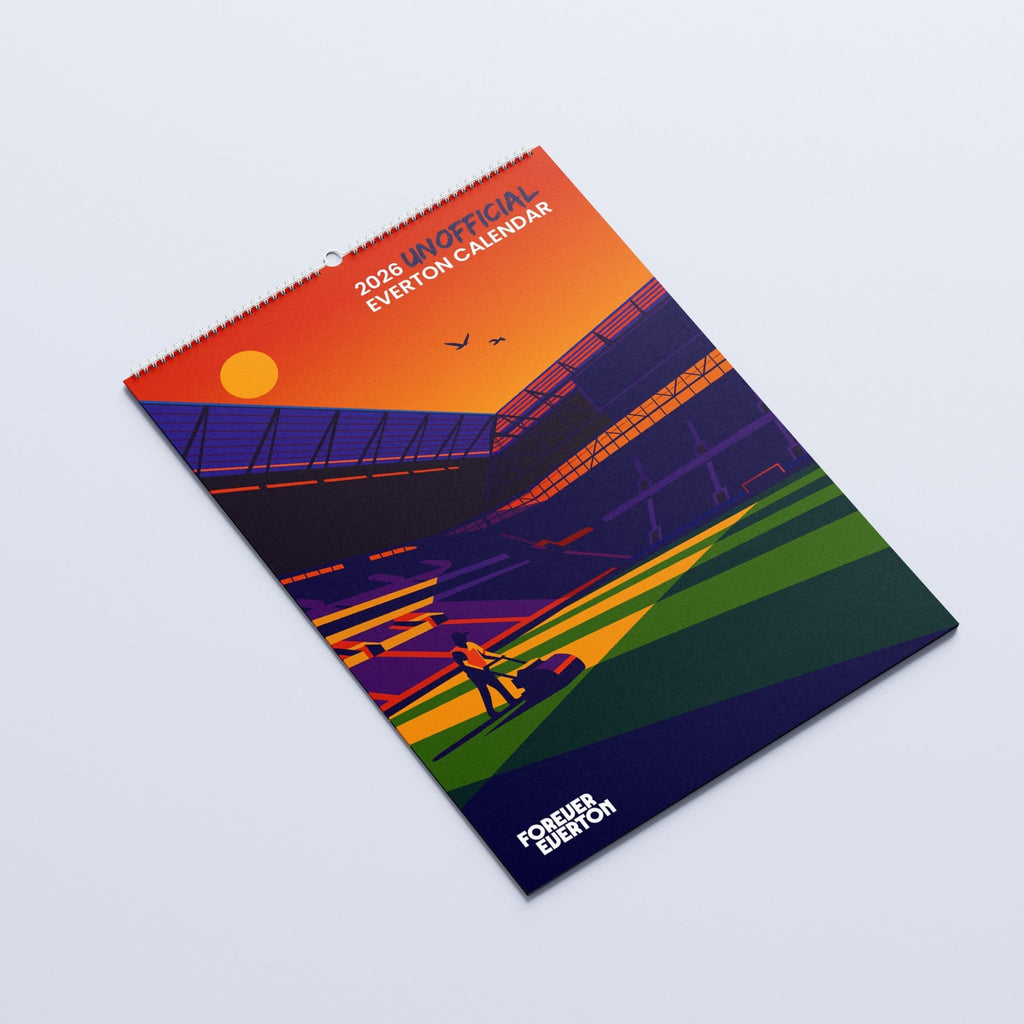 2026 Unofficial Everton Calendar – Bramley - Moore Abstract Edition - Forever Everton