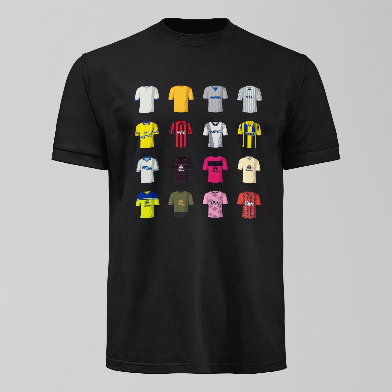 History of Everton Away Shirts T-Shirt