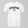 Everton College Black Design T-shirt. An Everton fan design by Forever Everton.