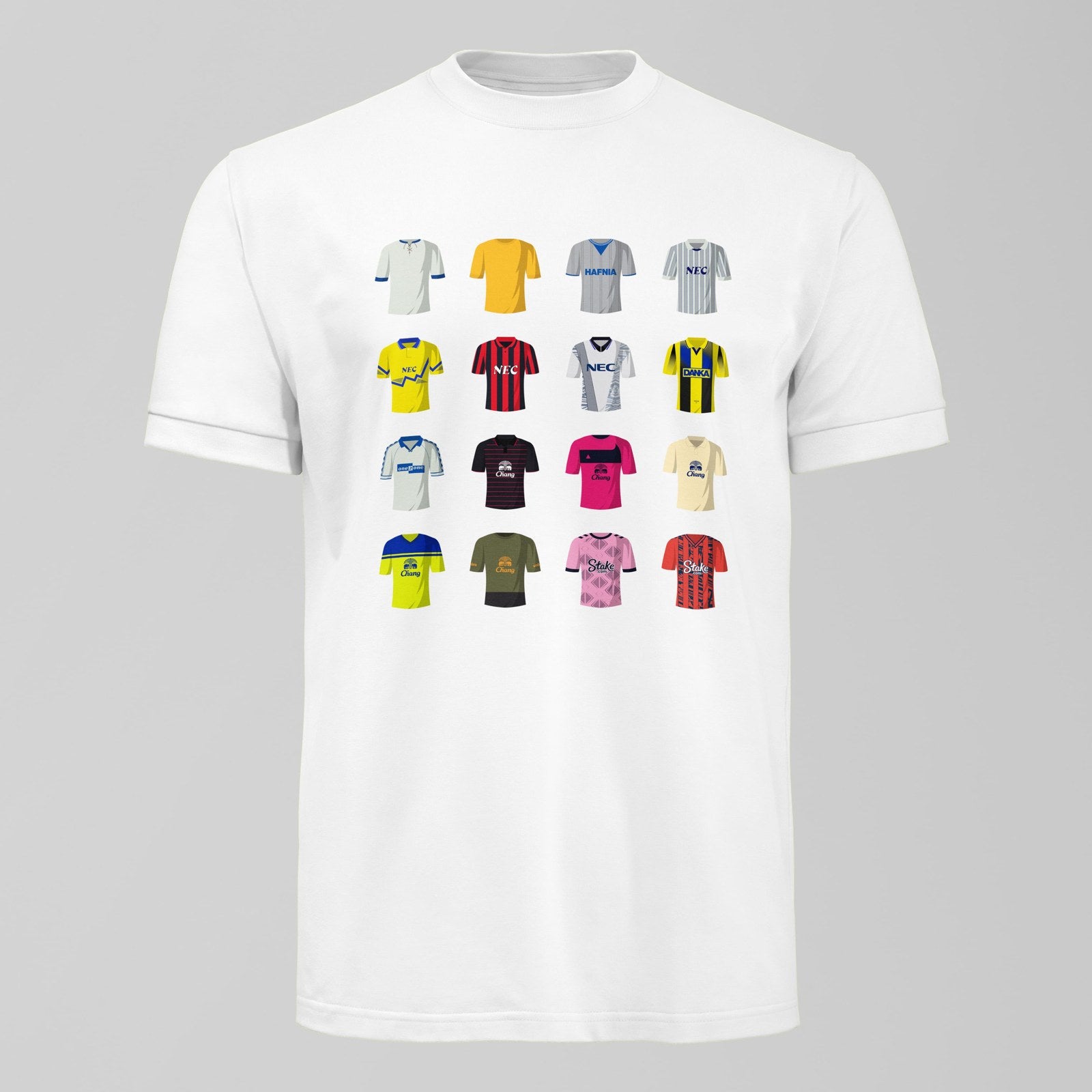 History of Everton Away Shirts T-Shirt