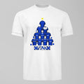 Everton Christmas Tshirt – Retro Shirts & Archibald Leitch Tree. An Everton fan design by Forever Everton.