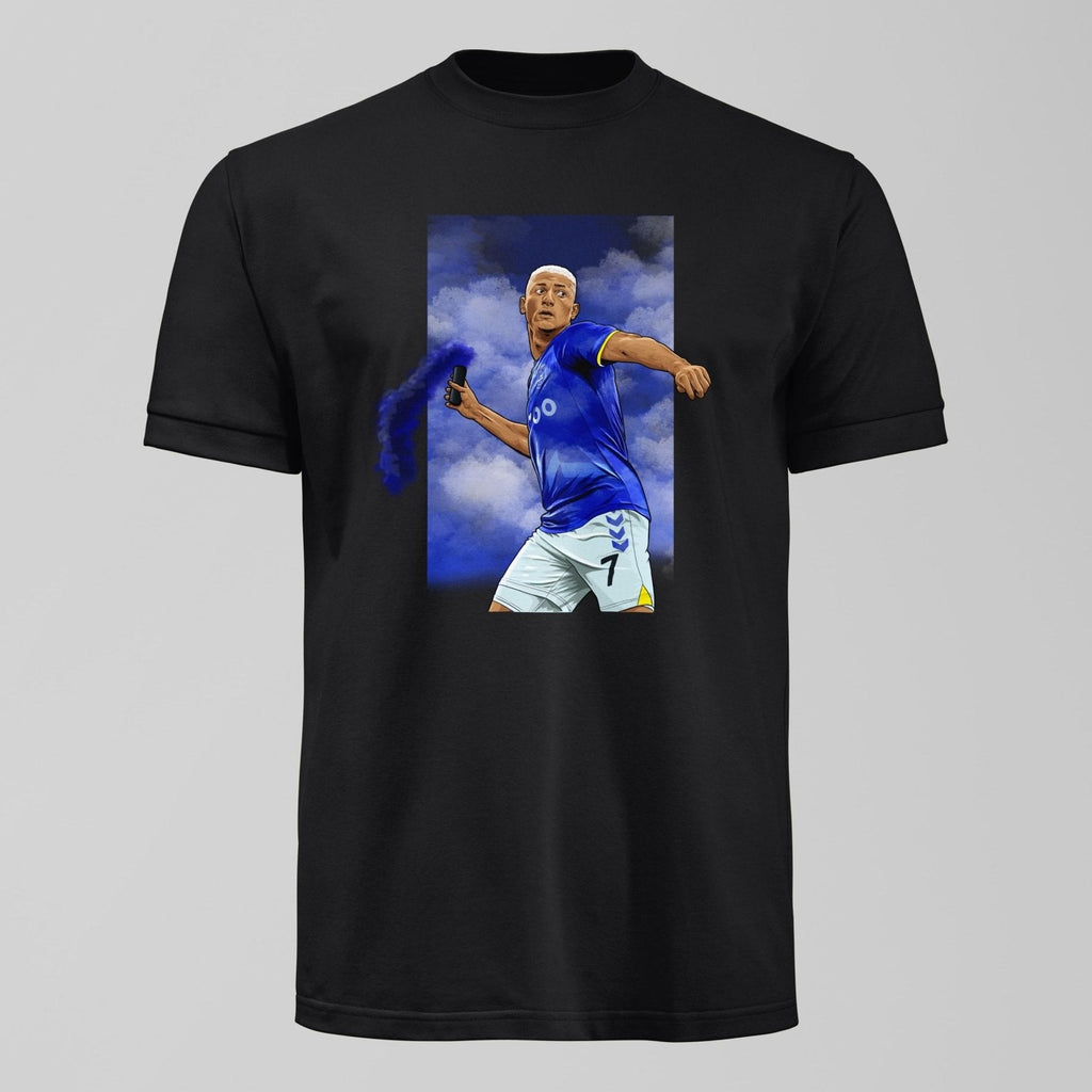 Everton Richarlison Flare Throwing T-Shirt by Forever Everton