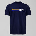 Everton 1878 Stripes T-Shirt in Navy by Forever Everton